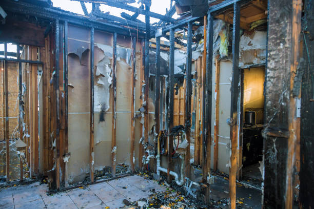 Professional Soot Cleanup technician working in Park Layne, OH